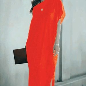 Orange Maxi Dress